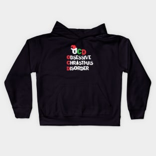 OCD Obsessive Christmas Disorder Kids Hoodie